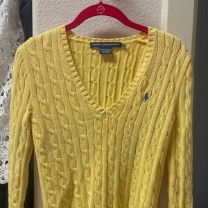 Ralph Lauren woman’s sweater yellow size small